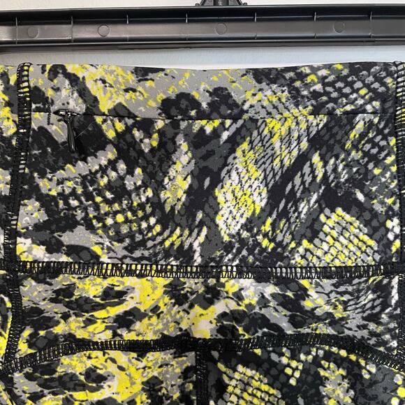 Sweaty Betty The Power Leggings XS 7/8 Length Snakeskin Python Activewear - Picture 4 of 5